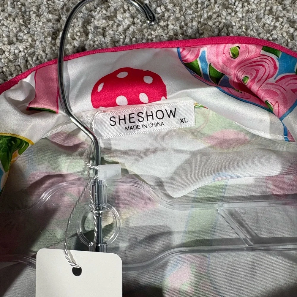 Vibrant Multicolor Women's Pickleball Pajama Set - Picture 5 of 5